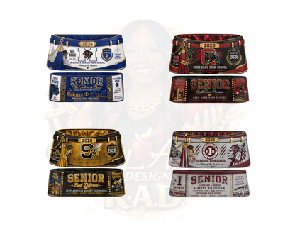 EBR HIGH SCHOOL SENIOR PURSE TEMPLATE BUNDLE
